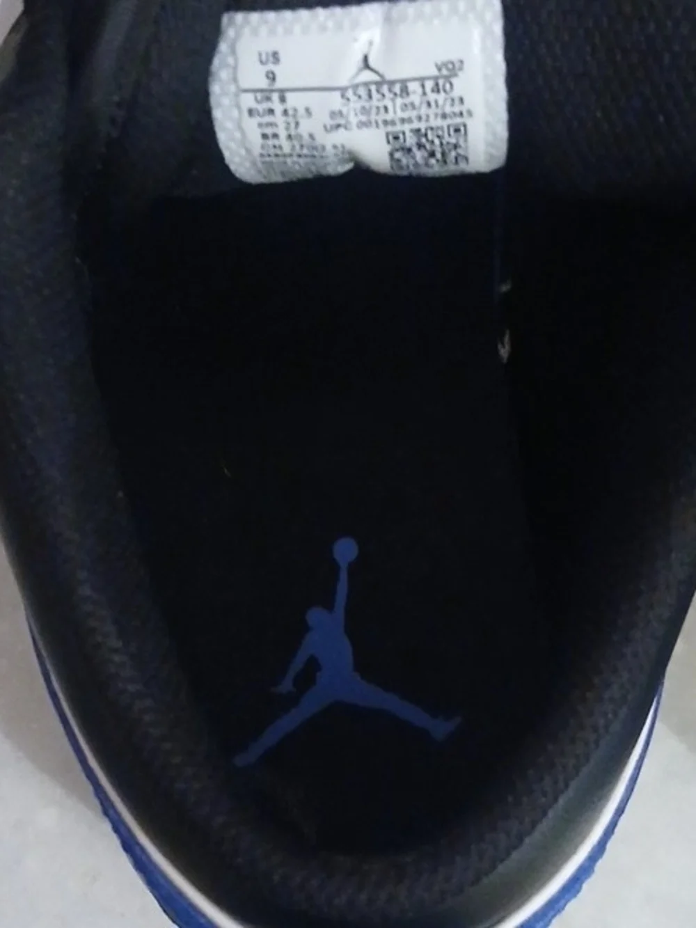 Nike Air Jordan 1 Low - Black/White/Royal Blue